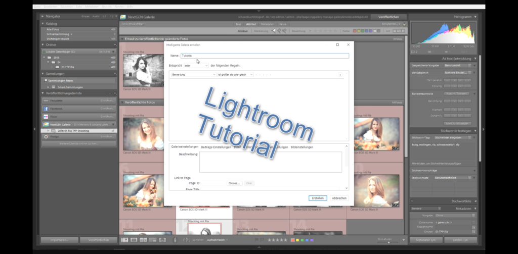 Tutorial: Mein Workflow von Lightroom zu Wordpress