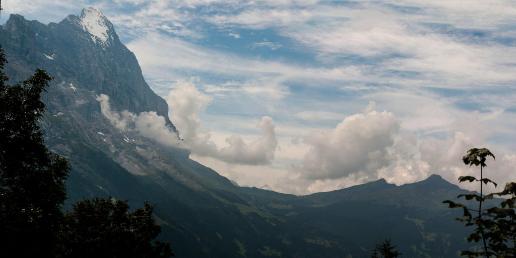 Eiger und kleine Scheidegg