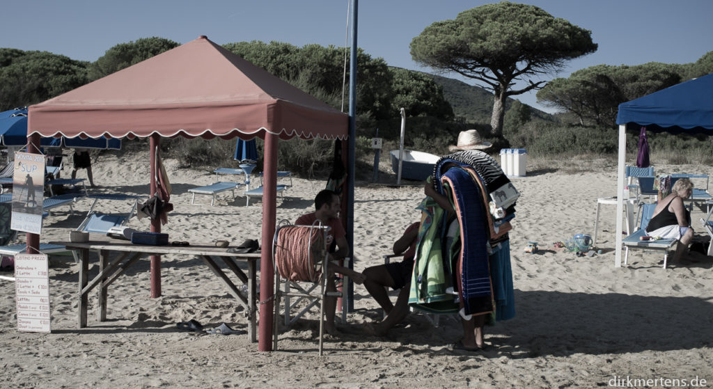 Am Strand...
